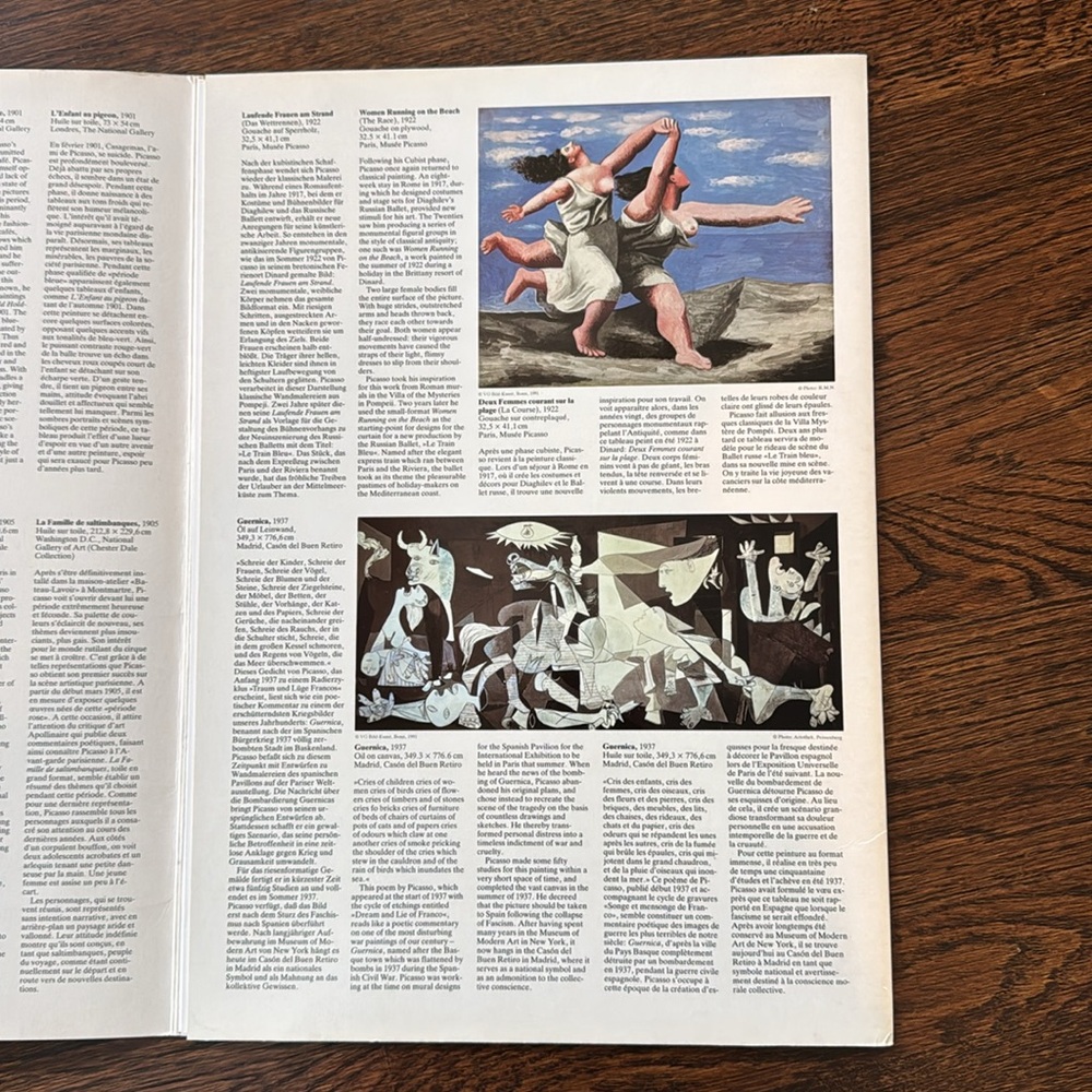 Pablo Picasso Art Posterbook by Taschen 1991 ~ Vintage Art - Picture 7 of 17